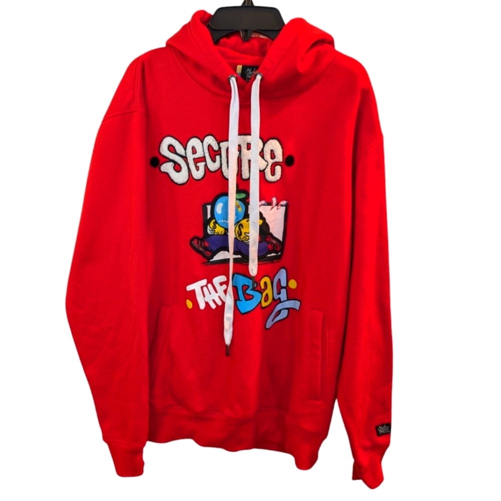 Bleecker & Mercer Secure The Bag Red Sweatshirt size Medium